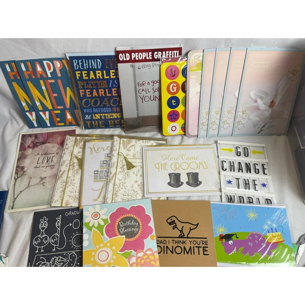 Bulk Greeting Card Lot Rosh Hashanah Passover Mazel Tov‎ Birthday Wedding 50+pc